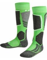 Falke SK2 Intermediate Skisok Kinderen Vivid Green 35-38