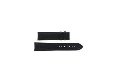 Horlogeband Tissot T0636101604700A / T600031944 / T610031948 Leder Zwart 20mm