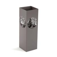 Paraplubak Versa Levensboom Grijs Metaal Ijzer 15 x 49 x 15 cm