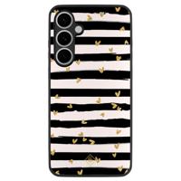 Samsung Galaxy S24 FE hoesje - Hart streepjes Samsung Galaxy S24 FE hoesje - Hart streepjes