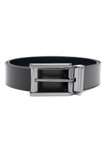 Calvin Klein ceinture en cuir à design réversible - Noir