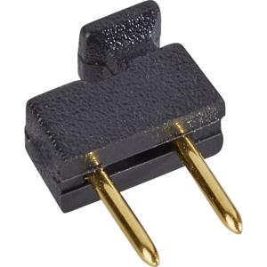 W & P Products 161-10-00-1 161-10-00-1 Kortsluitingsbrug Rastermaat: 2.54 mm Aantal polen per rij:2 Inhoud: 1 stuk(s)