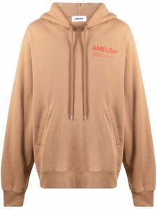 AMBUSH hoodie à logo imprimé - Tons neutres
