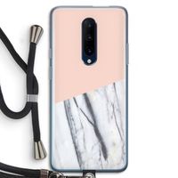 A touch of peach: OnePlus 7 Pro Transparant Hoesje met koord