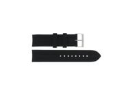 Horlogeband Guess W1109G1 / Crew Rubber Zwart 22mm