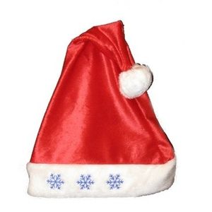Kerstmuts met sneeuwvlok lampjes