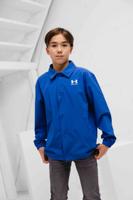 Under Armour Woven Coach Jack Kids Blauw - Maat 128 - Kleur: Blauw | Soccerfanshop