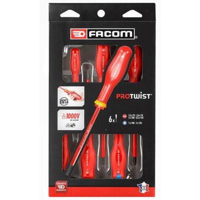 Facom SET VAN 6 1000V schroevendraaiers - ATDVE.J6PB