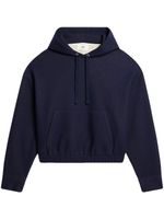 AMI Paris hoodie à lien de resserrage - Bleu