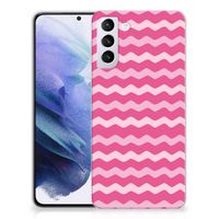 Samsung Galaxy S21 Plus TPU bumper Waves Pink