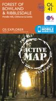 Wandelkaart - Topografische kaart 41 OS Explorer Map | Active Forest of Bowland / Ribblesdale | Ordnance Survey Wandelkaart - Topografische kaart 41 OS Explorer Map | Active Forest of Bowland / Ribblesdale | Ordnance Survey
