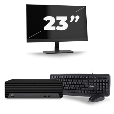HP EliteDesk 800 G6 USFF - Intel Core i7-10e Generatie - 8GB RAM - 256GB SSD - Windows 11 + 1x 23 inch Monitor HP EliteDesk 800 G6 USFF - Intel Core i7-10e Generatie - 8GB RAM - 256GB SSD - Windows 11 + 1x 23 inch Monitor
