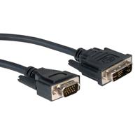 ROLINE DVI-VGA kabel, DVI (12+5) - HD15 M/M, 3 m