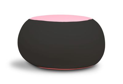 Terapy Ollie zitzak - Zwart + Roze | 65cm x 65cm x 65cm