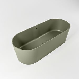 Vrijstaand bad Mondiaz Noble | 180x75 cm | Solid surface | Ovaal | Army