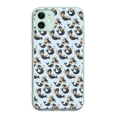Zeemeermin: iPhone 11 Transparant Hoesje