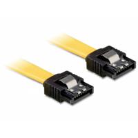 DeLOCK 0.5m SATA M/M SATA-kabel 0,5 m Geel - thumbnail