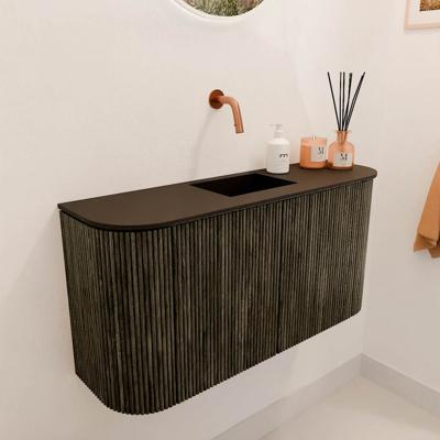 Toiletmeubel Mondiaz Joya | 83.2 cm | Meubelkleur Shadow | Faye wastafel Urban Midden | Zonder kraangat(en) Toiletmeubel Mondiaz Joya | 83.2 cm | Meubelkleur Shadow | Faye wastafel Urban Midden | Zonder kraangat(en)