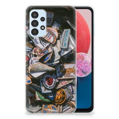 Samsung Galaxy A13 4G | Siliconen hoesje | met foto Badges