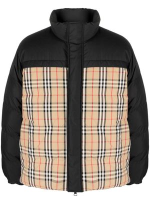 Burberry doudoune à design réversible - Noir