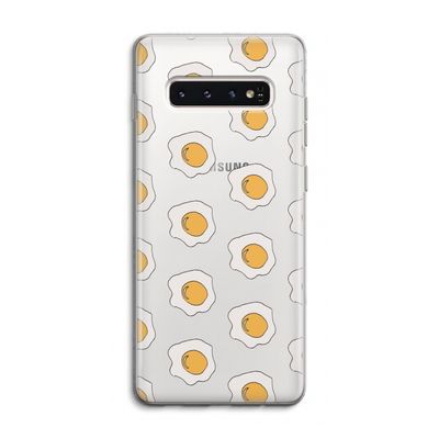 Bacon to my eggs #1: Samsung Galaxy S10 4G Transparant Hoesje