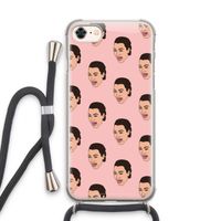 Ugly Cry Call: iPhone 7 Transparant Hoesje met koord Ugly Cry Call: iPhone 7 Transparant Hoesje met koord