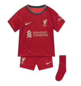 Liverpool Babykit Thuis 2021-2022 - Maat 24/36 maanden - Kleur: Rood | Soccerfanshop