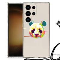 Samsung Galaxy S24 Ultra Stevig | Bumper Hoesje | Panda Color