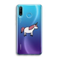Eenhoorn: Huawei P30 Lite Transparant Hoesje