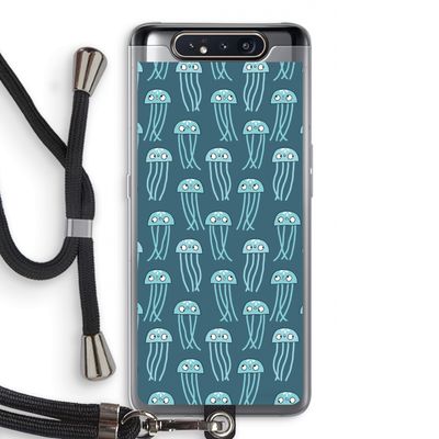 Kwallie: Samsung Galaxy A80 Transparant Hoesje met koord