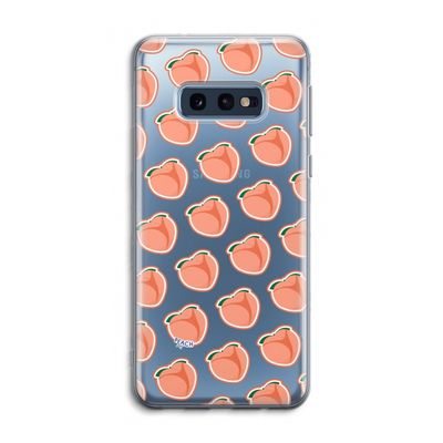 Just peachy: Samsung Galaxy S10e Transparant Hoesje