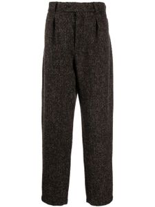 Engineered Garments pantalon Carlyle en tweed - Marron