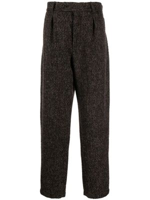Engineered Garments pantalon Carlyle en tweed - Marron