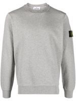 Stone Island sweat en coton à patch Compass - Gris - thumbnail