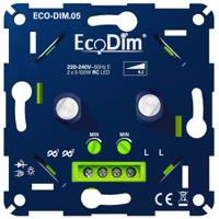 ECO LED dimmer DUO 2-100W EcoDim fase afsnijding - 4355420