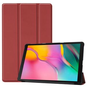 3-Vouw sleepcover hoes - Samsung Galaxy Tab S5e 10.5 inch - Bordeaux Rood