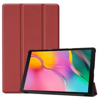 3-Vouw sleepcover hoes - Samsung Galaxy Tab S5e 10.5 inch - Bordeaux Rood - thumbnail