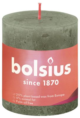 Bolsius Stompkaars Olive 80/68