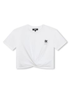 Dkny Kids t-shirt en coton à logo imprimé - Blanc