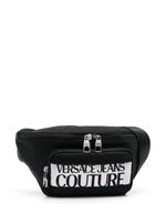 Versace Jeans Couture sac banane à logo imprimé - Noir - thumbnail