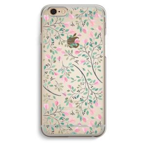 Sierlijke bloemen: iPhone 6 / 6S Transparant Hoesje