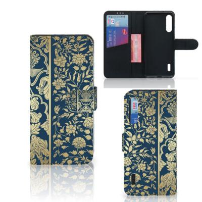 Xiaomi Mi A3 Hoesje Beige Flowers | Portemonnee hoesje