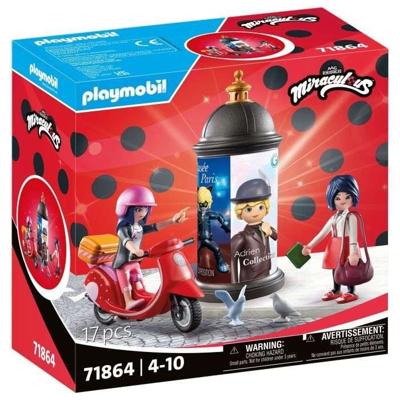 PLAYMOBIL 71864 Miraculous: Marinette op de scooter & Kagami