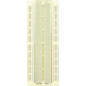 TRU COMPONENTS Breadboard Verschuifbaar Totaal aantal polen 840 (l x b x h) 172.7 x 64.5 x 8.5 mm 1 stuk(s)