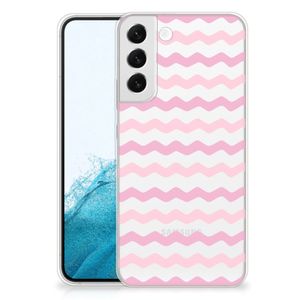 Samsung Galaxy S22 Plus TPU bumper Waves Roze