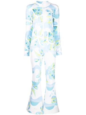 Cynthia Rowley combinaison de ski en néoprène - Bleu