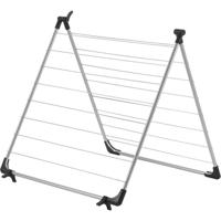 Metaltex cervino plus droogrek voor badrand 10 m drooglijn zilver/zwart Metaltex cervino plus droogrek voor badrand 10 m drooglijn zilver/zwart