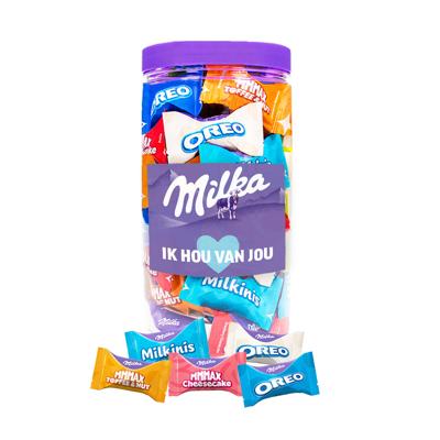 Milka Favourites chocolademix "Ik hou van jou" - 500g Milka Favourites chocolademix "Ik hou van jou" - 500g