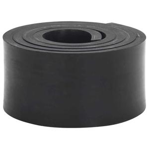 VidaXL Rubberen rand voor sneeuwploeg 150x10x1 cm zwart