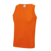 Sport singlet/hemd oranje voor heren 2XL (46/56)  -